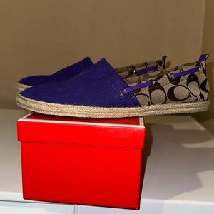 Women’s Canvas coach shoes brand New
